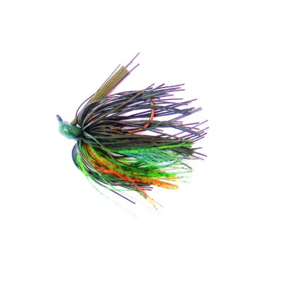 Andy's C.A.D. Jig in Spring Craw, hand-tied in Madison, CT